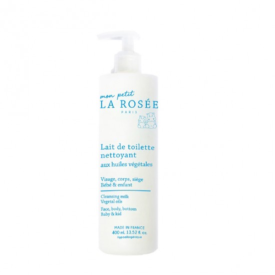 La rosée lait de toilette nettoyant bébé aux huiles végétales 400ml