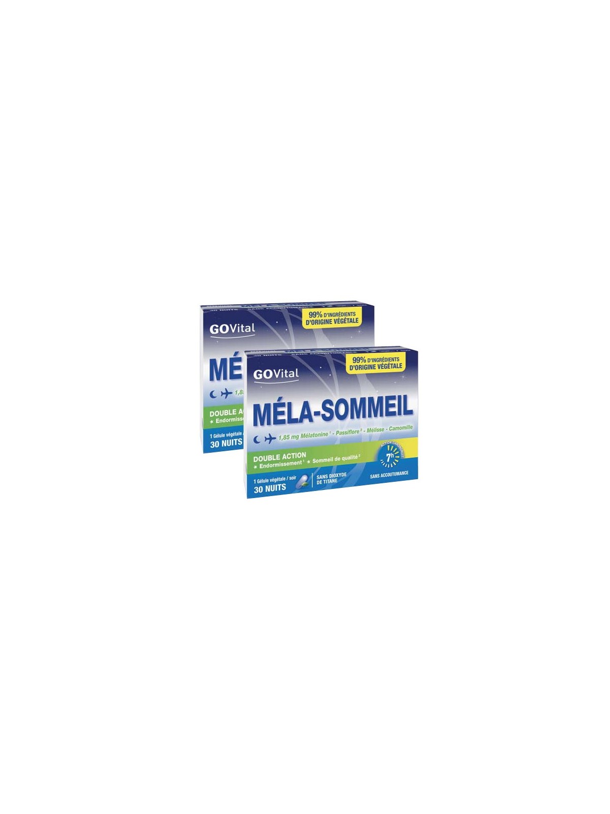 Govital méla-sommeil double action 2 x 30 gélules