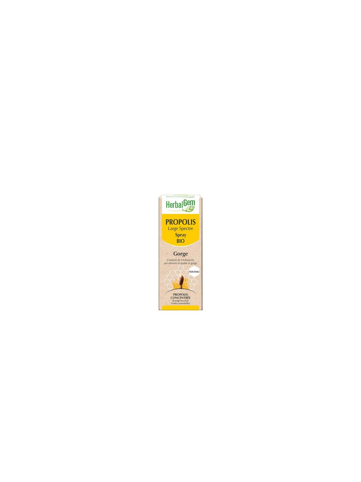 Herbalgem propolis large spectre spray bio 15ml