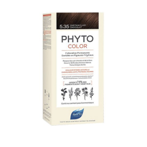 Phyto phytocolor coloration permanente 5.35 châtain clair chocolat