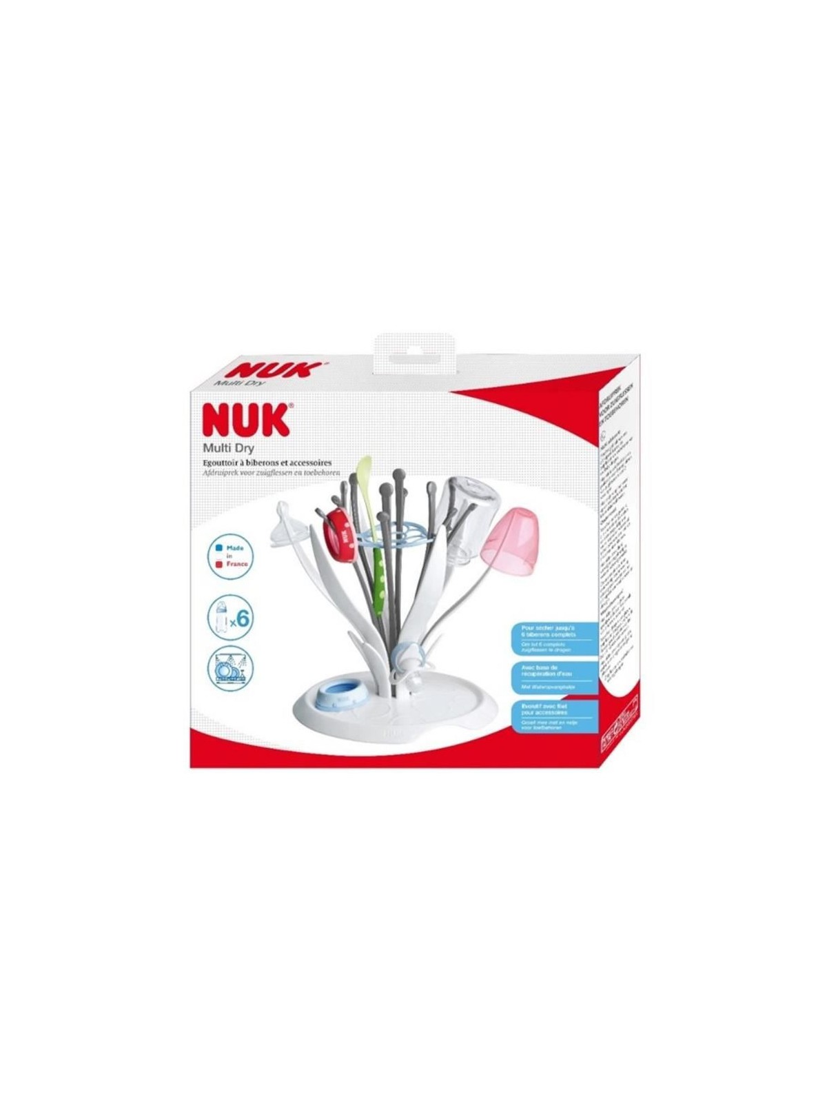 NUK EGOUTTE BIBERON MULTI