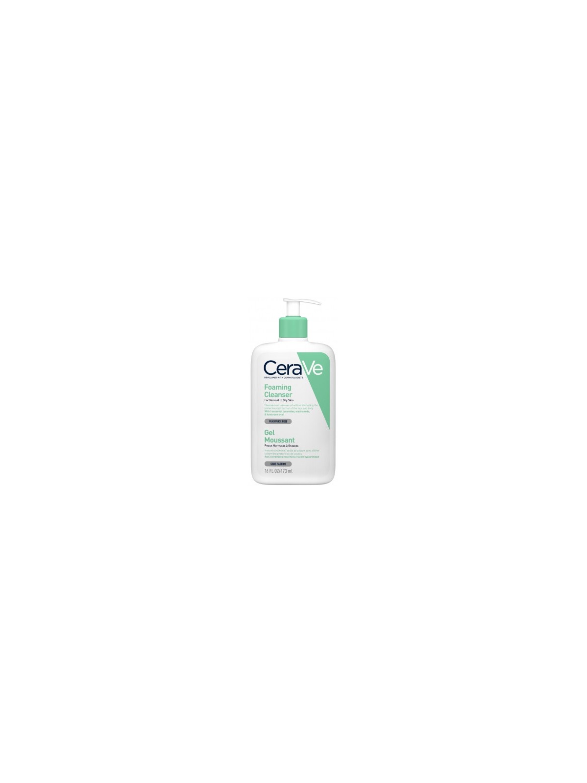 CERAVE GEL MOUSSANT POMPE 473ML