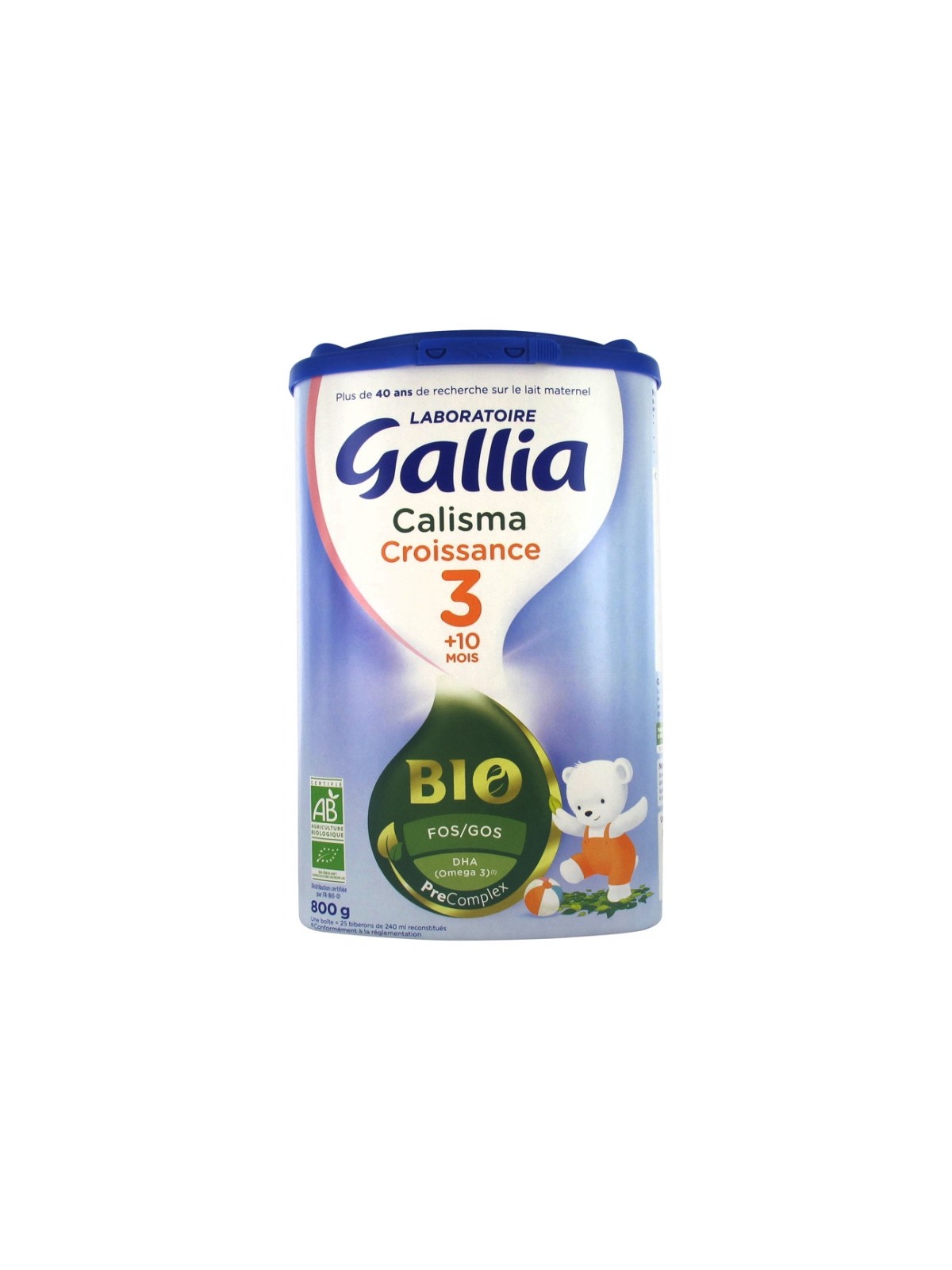 GALLIA LAIT PDR CALISMA 3 BIO BTE 800G