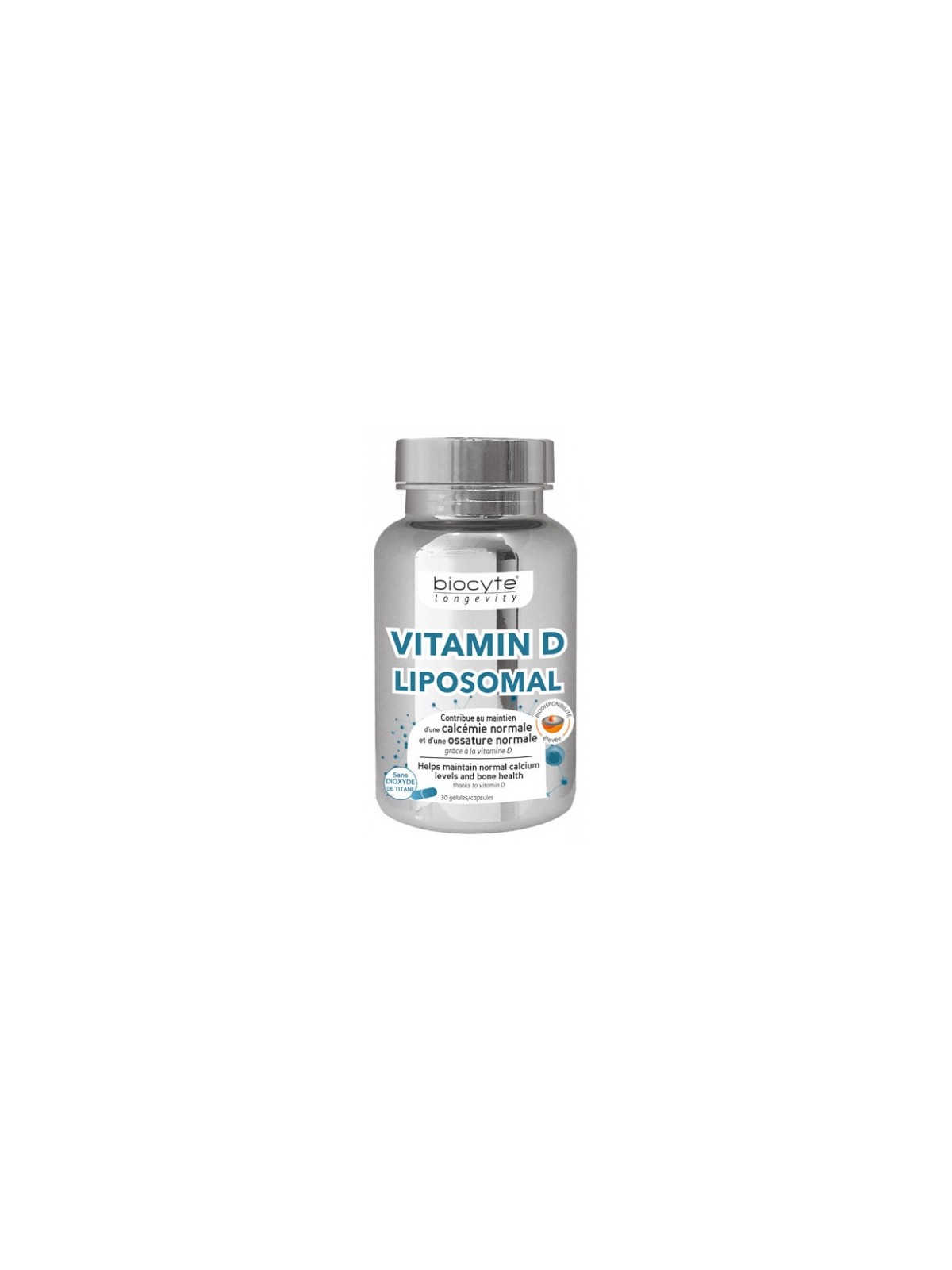 BIOCYTE VITAMINE D LIPOSOMAL Gélules boite 30