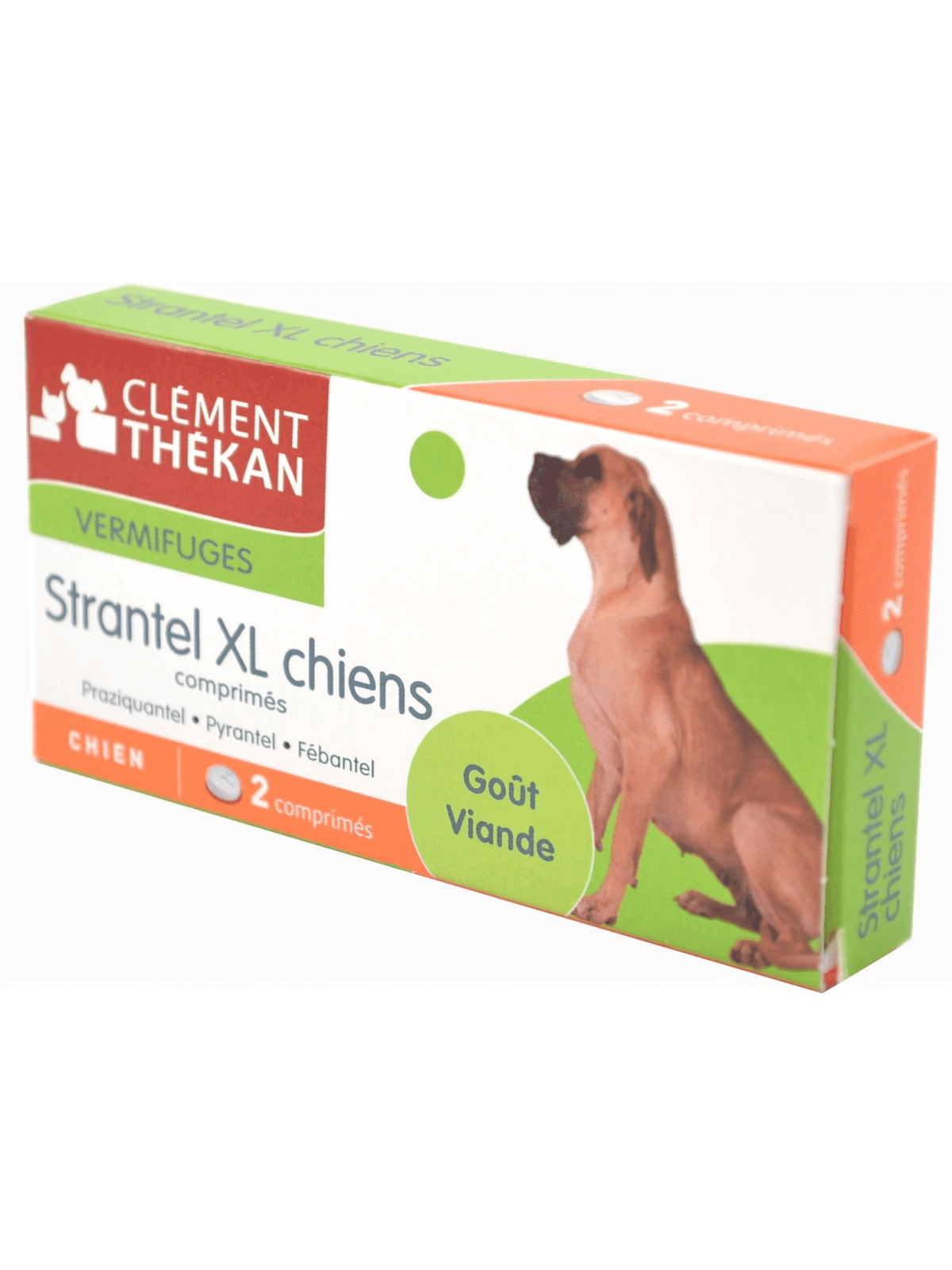 CLEMENT T STRANTEL XL VERM CHIENS BTE 2