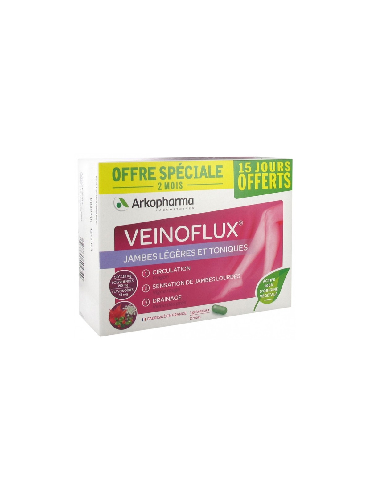 ARKOPHARMA Veinoflux Gélules boite de 60