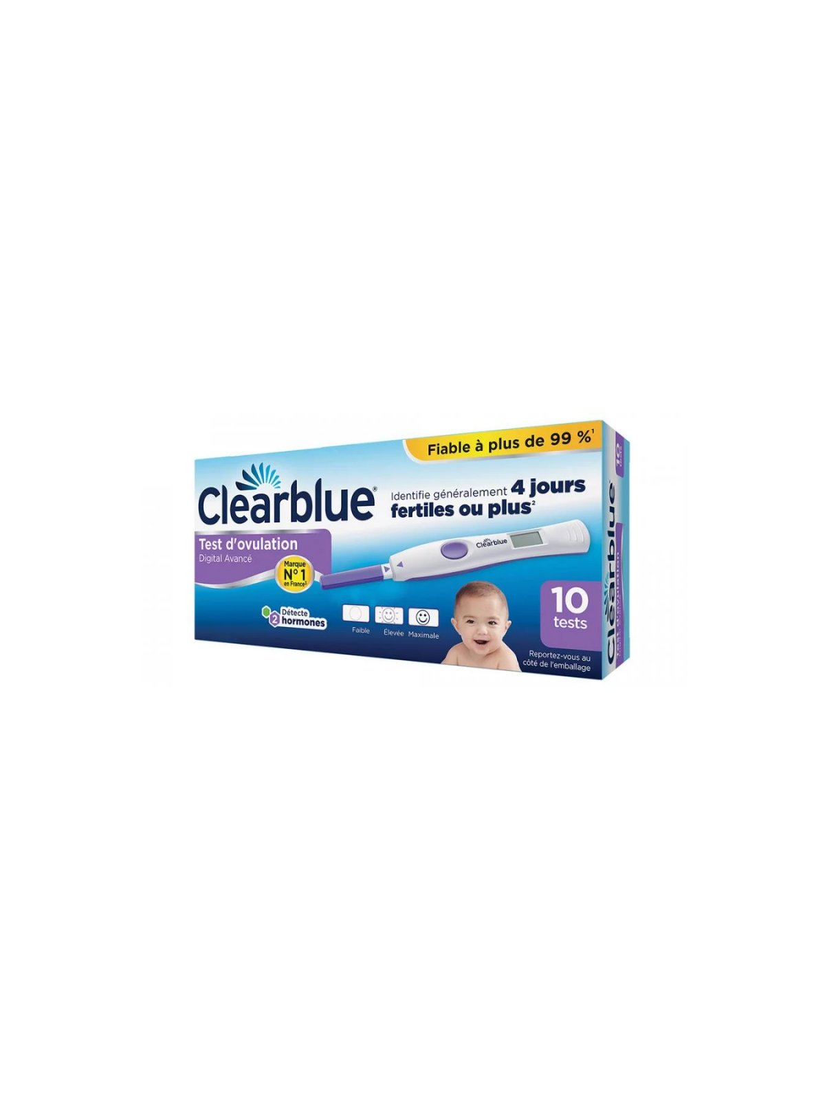 CLEARBLUE TEST OVULAT 2 HORM 10