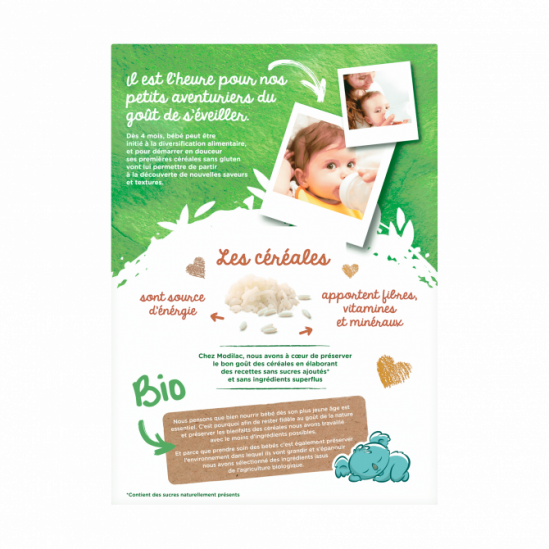 MODILAC CEREALES BIO NATURE 250G