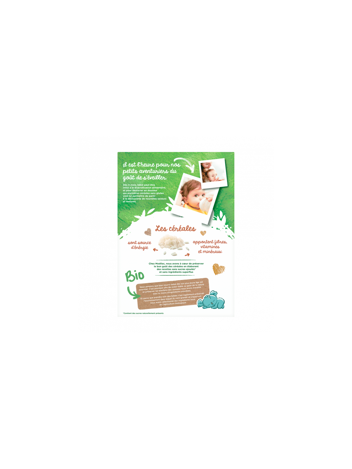 MODILAC CEREALES BIO NATURE 250G