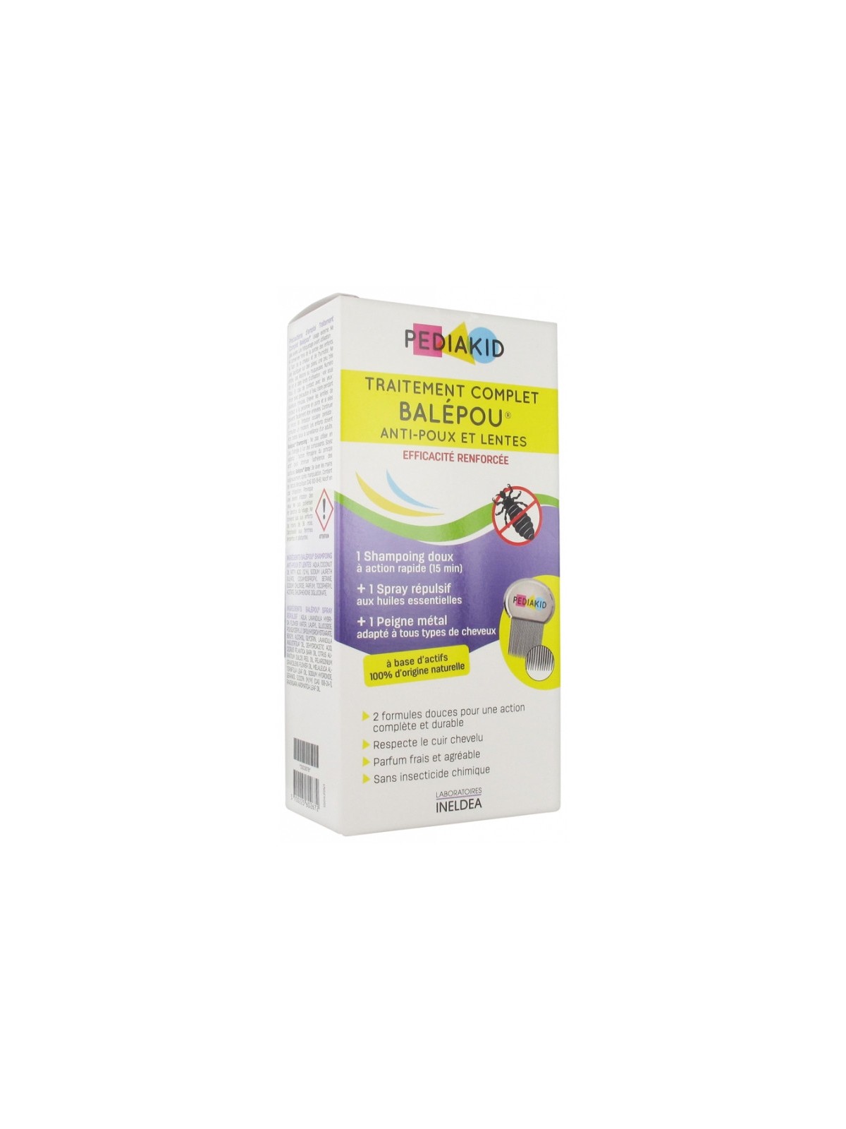 PEDIAKID BALEPOU SHAMP  LOTION PEIGNE