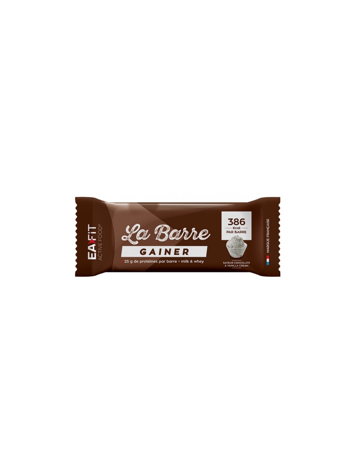 Eafit la barre gainer chocolat et crème vanillé 16 barres