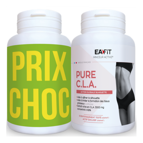 Eafit Pure C.L.A 500 minceur active 2 x 90 capsules 