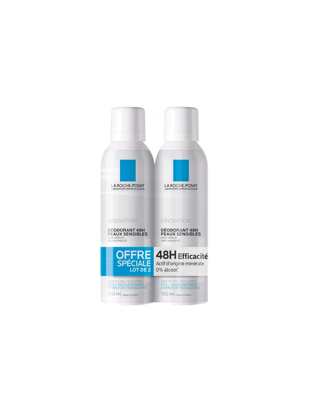 La Roche Posay déodorant 24h 2 x 150ml