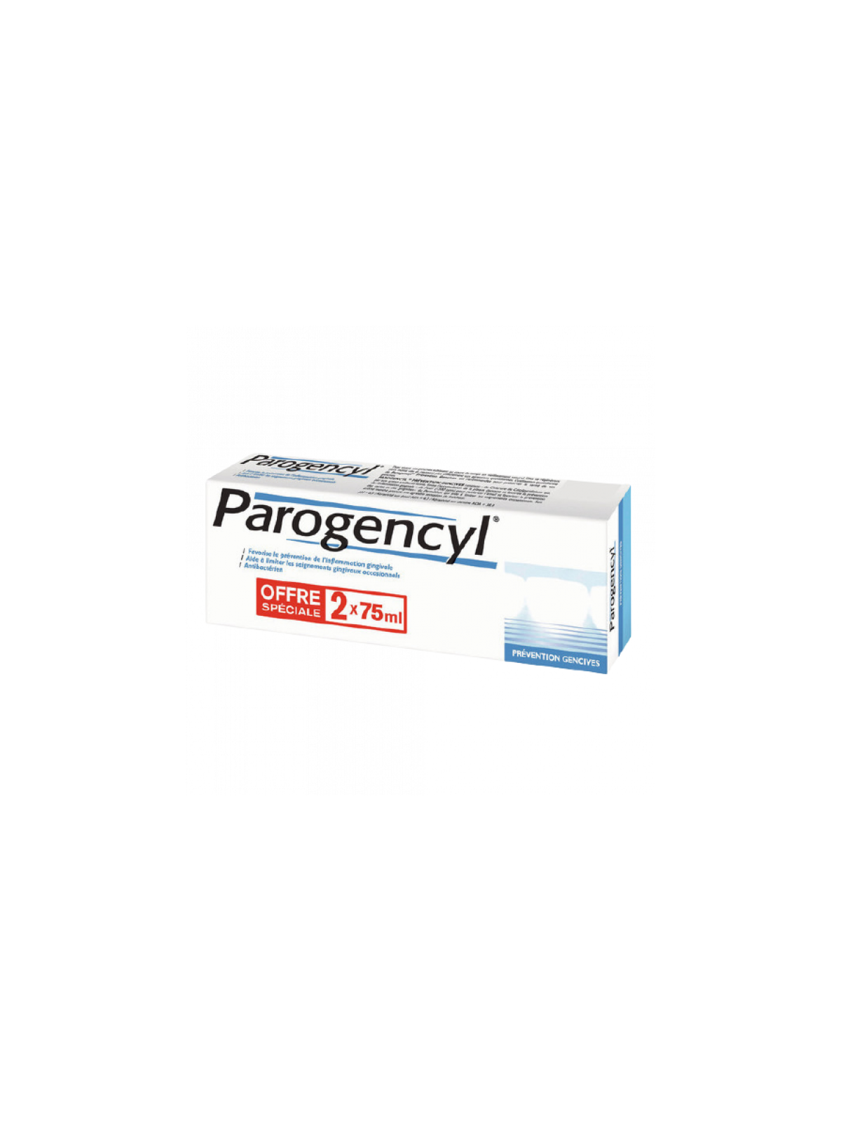 PAROGENCYL DENTIF PREV GENCI 2X75ML