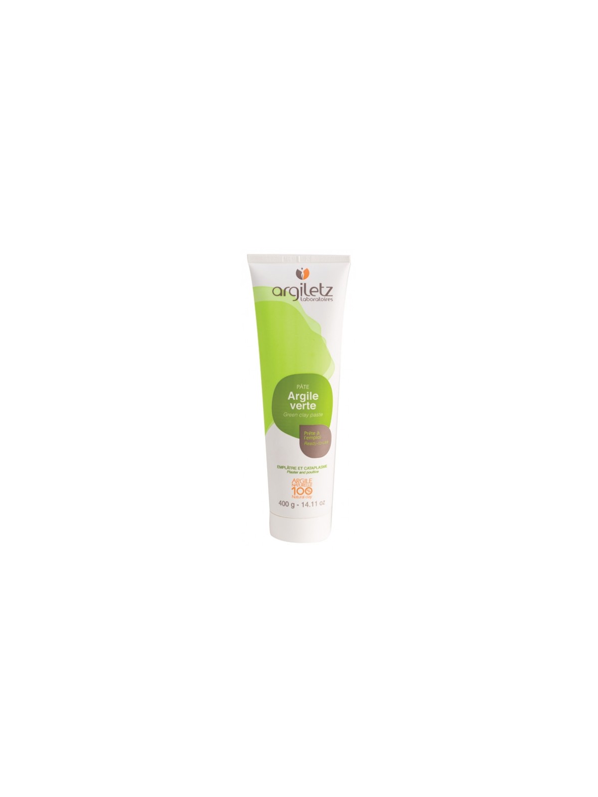 Argiletz argile verte tube 400g | Nom de la Pharmacie en variable