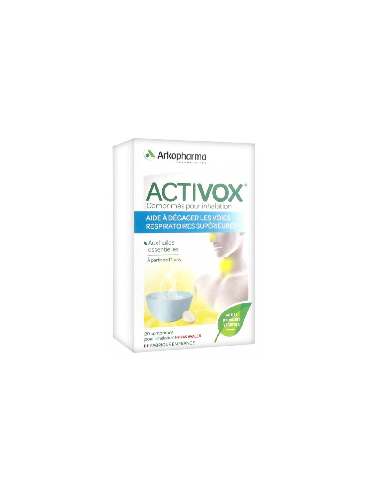 Arkopharma activox comprimés pour hinalation 20 comprimés