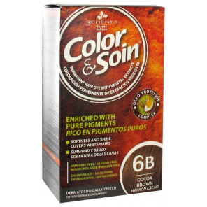 3 Chênes Color&Soin maron cacao coloration permanante 6B