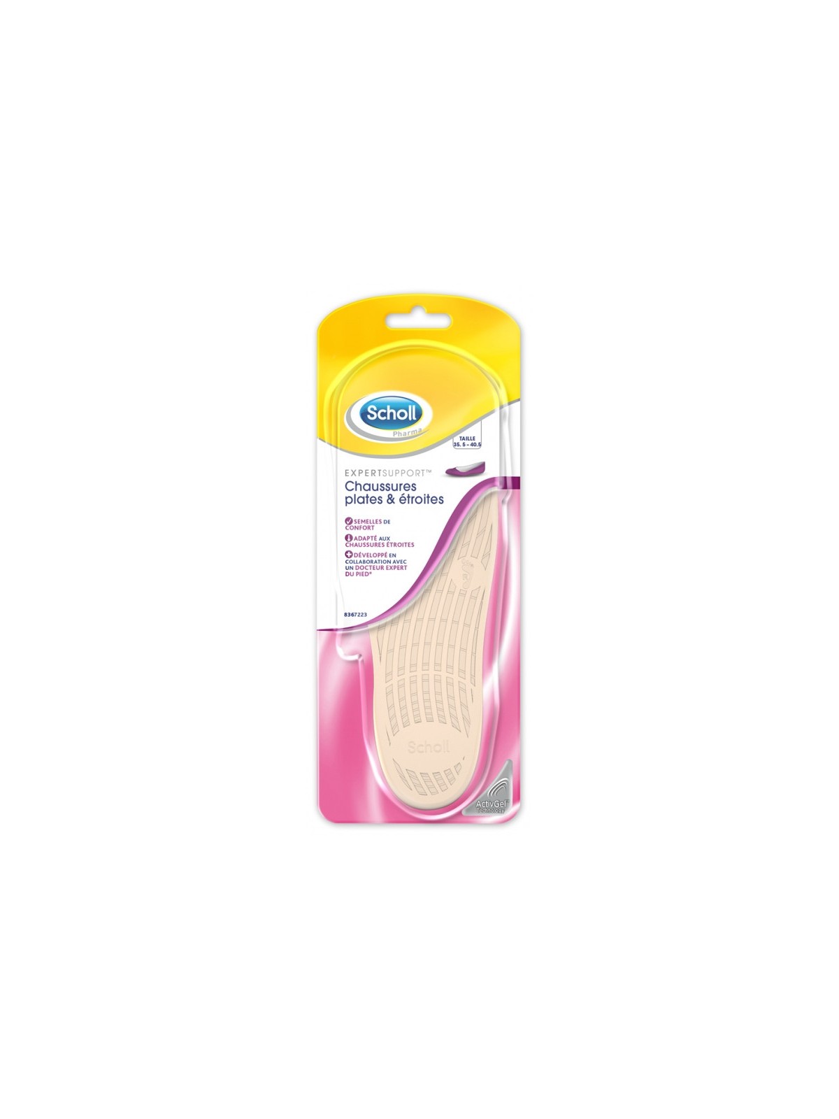 SCHOLL PHARM SEMELLE PLATEampETROITE BTE 2