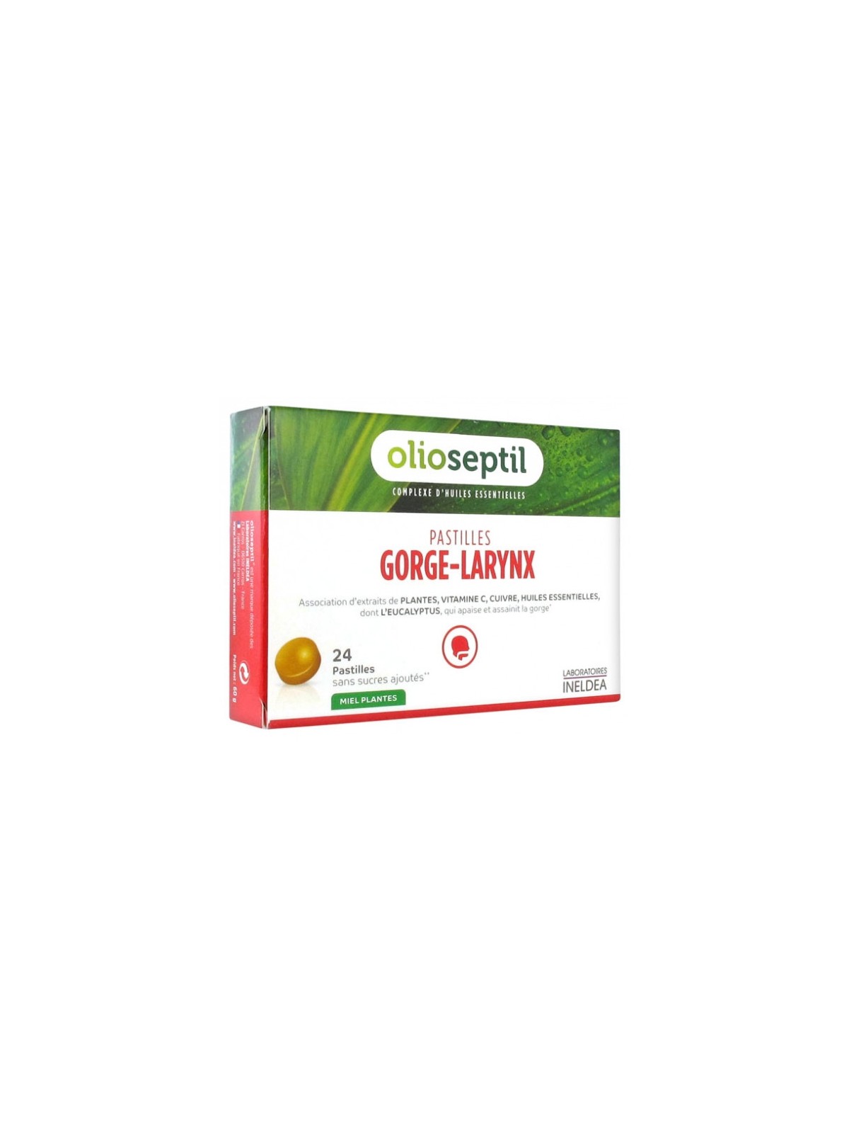 Olioseptil Pastilles Gorge - Larynx iel plantes 24 pastilles | Nom...