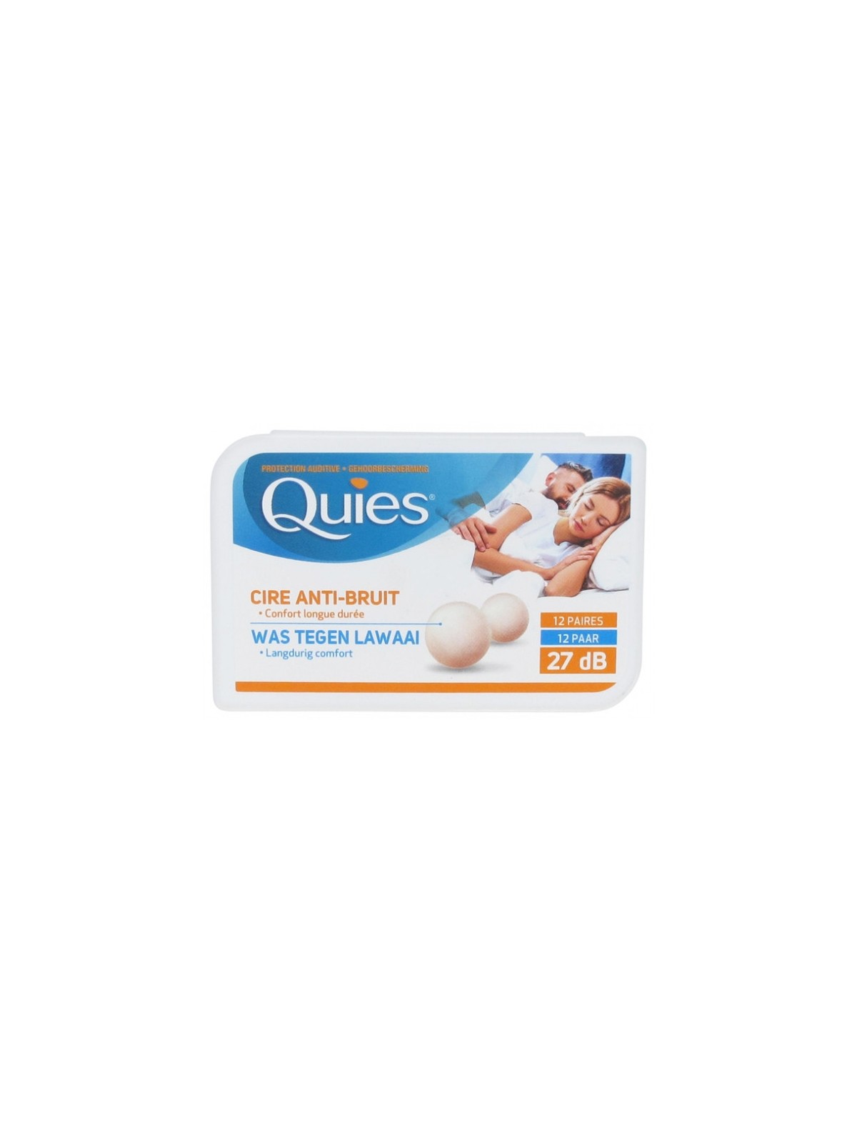 Quies cire naturelle protection auditive 12 paires | Nom de la...