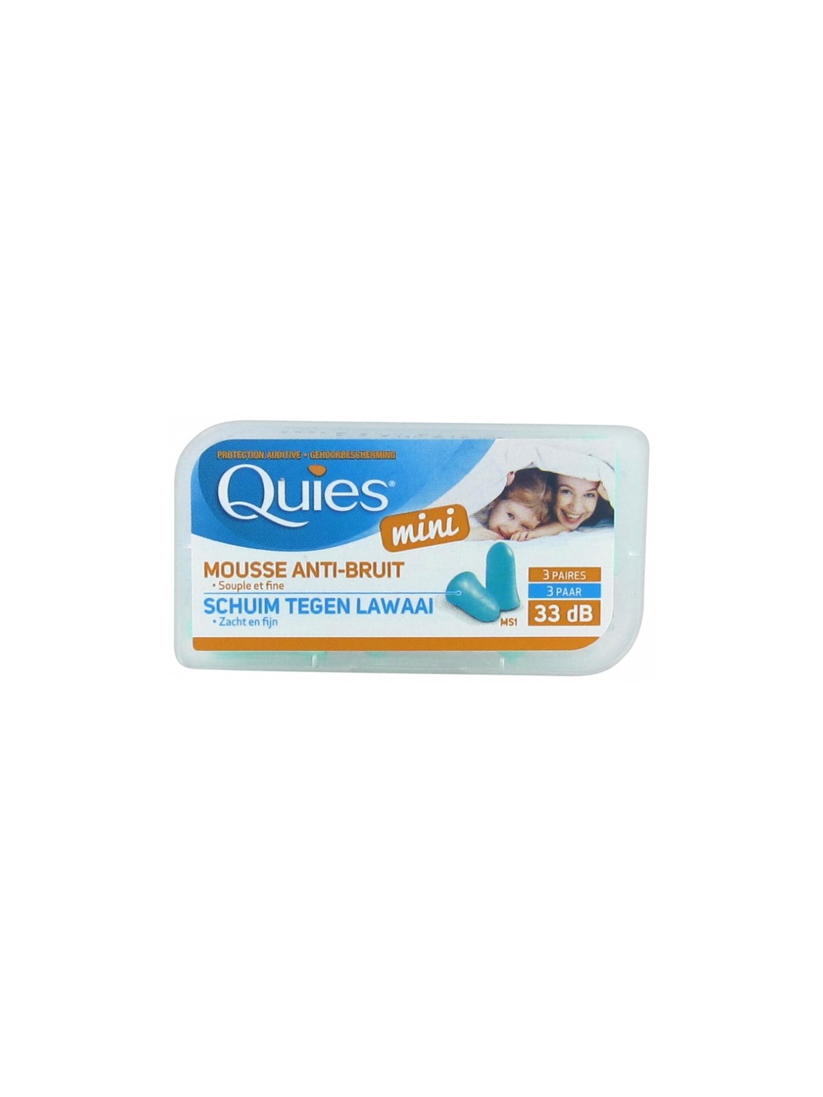 QUIES MINI PROT AUDIT MOUSS 3PAIRE