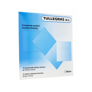 TULLEGRAS MS Compresses 10X10CM boite de 10