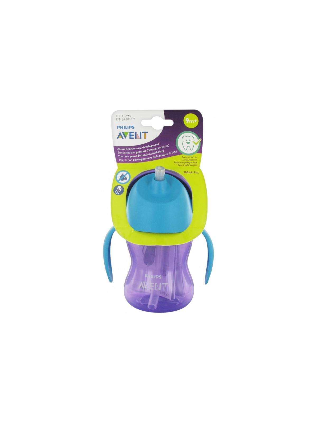 AVENT TASSE PAILLE GIRL 200ML