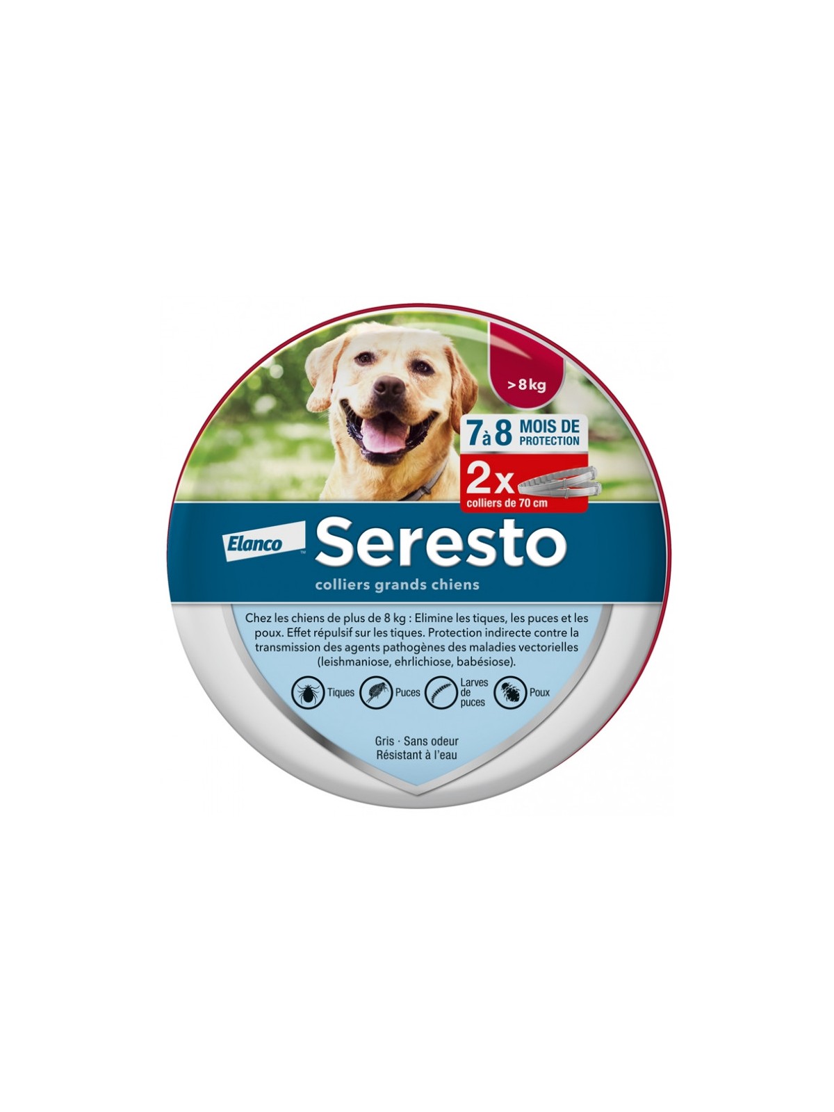 SERESTO COLLIER GRAND CHIENS BTE 2