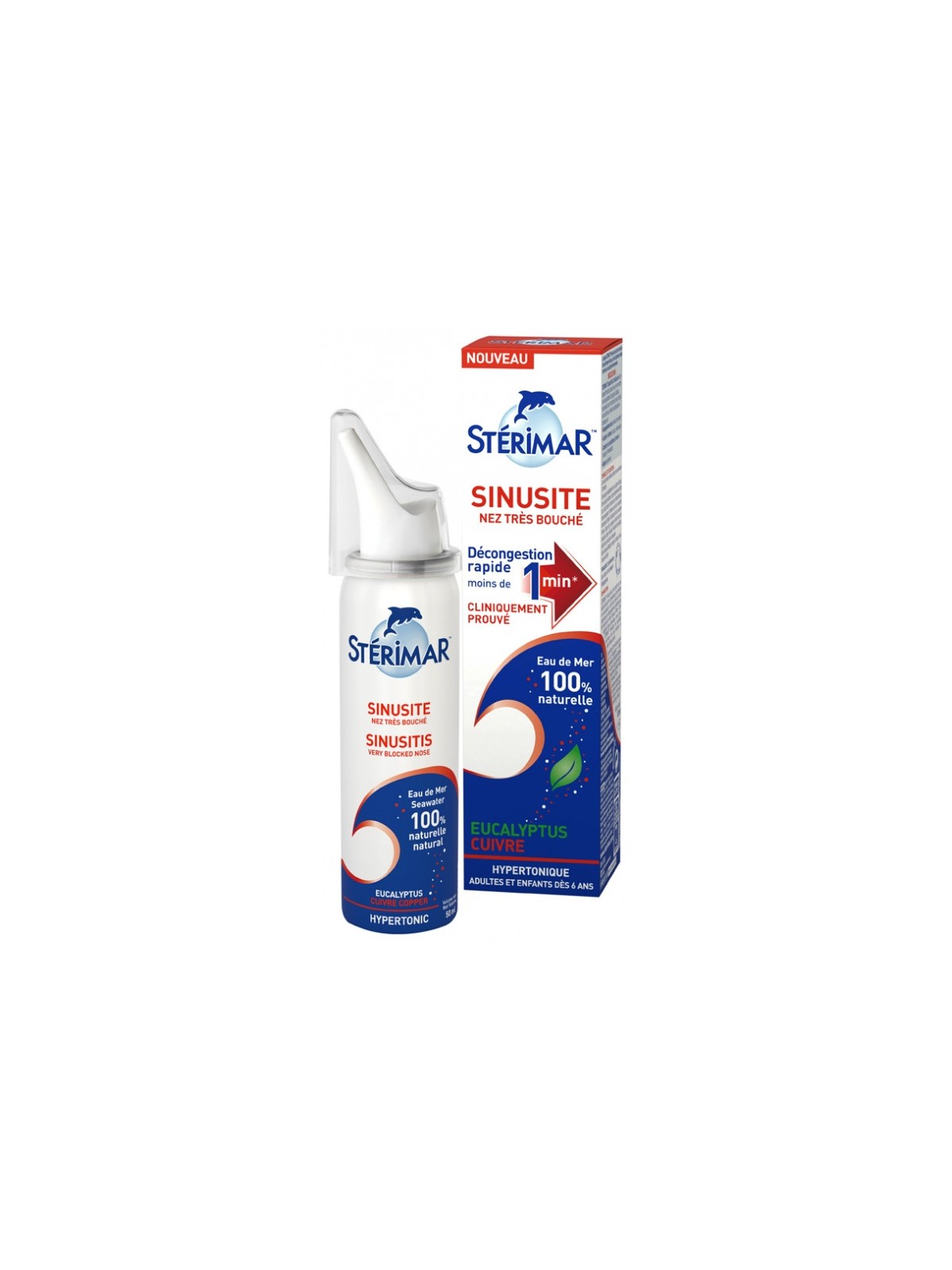 STERIMAR SINUSITE NEZ TRES BOUCHE 50ML
