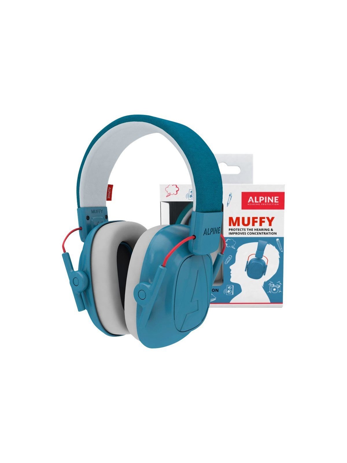 ALPINE Muffy Casque Anti-Bruit Enfants Blue