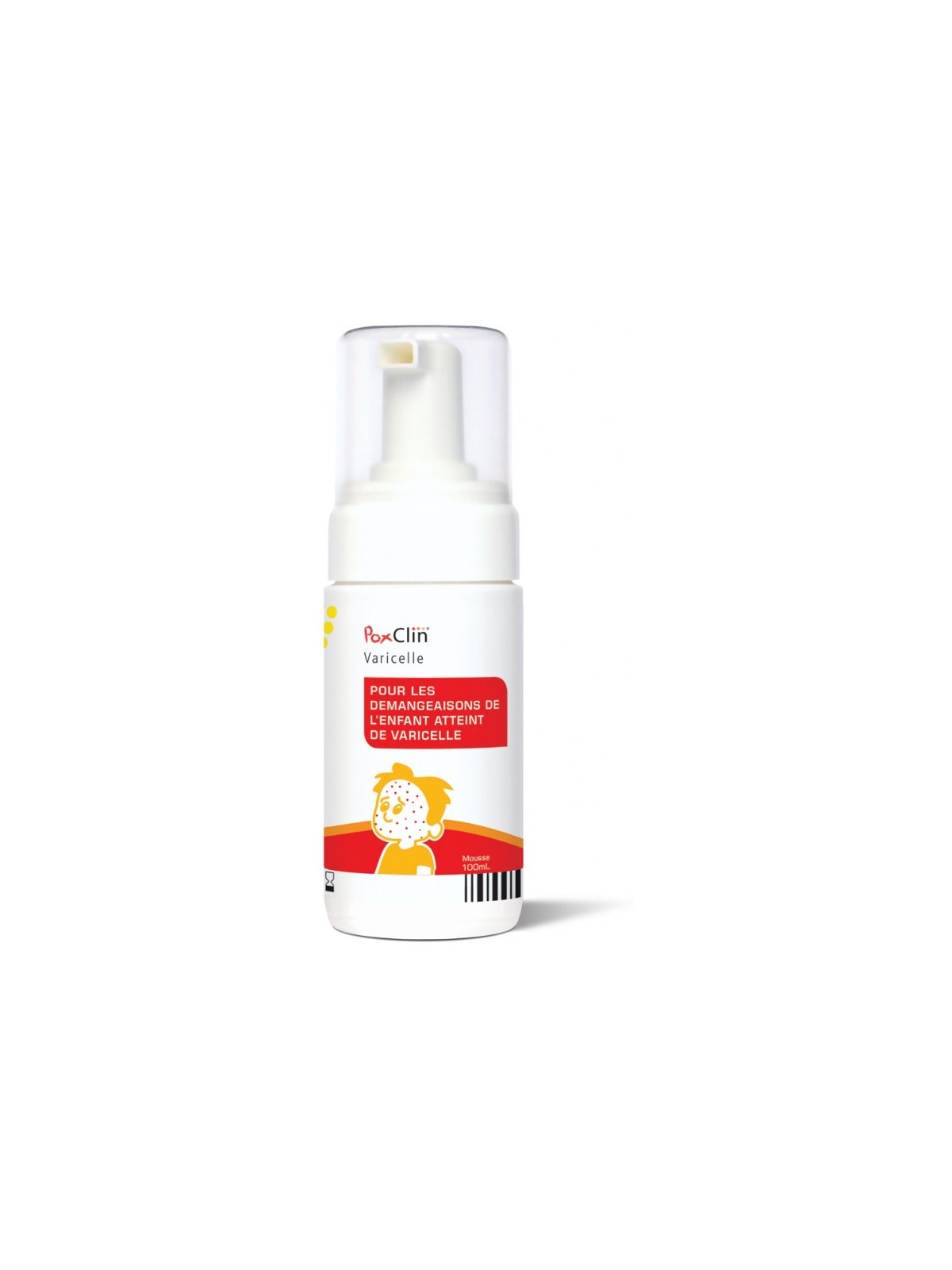 PEDIACT Poxclin Mousse Rafraichissante Démangeaisons de la Varicelle 100ML