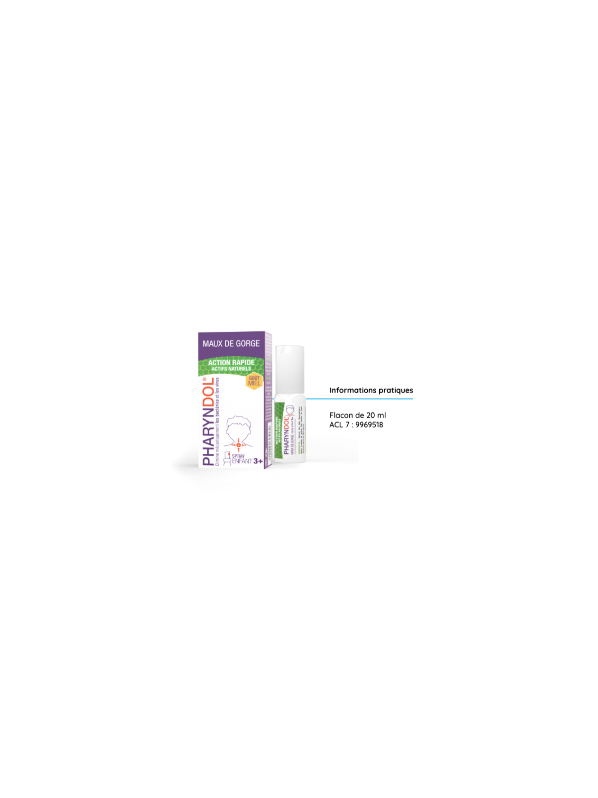 PHARYNDOL Spary Buccal Enfant 20ML