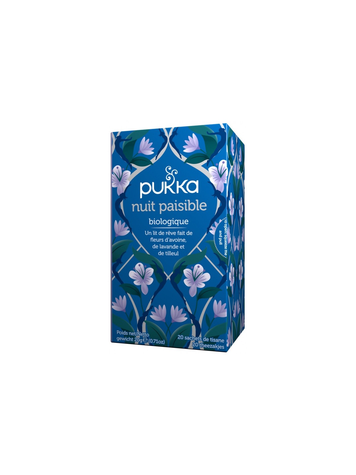 PUKKA INFUS NUIT PAISIBLE BIO BTE 20