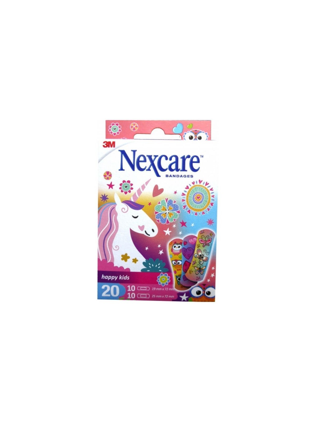 3M NEXCARE Pansements Kids Filles boite de 20