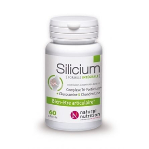 NATURAL NUTRITION Silicium Gélules boite de 60