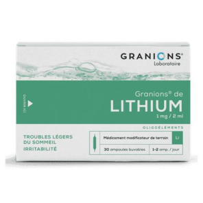 Ea Pharma Granions de Lithium 30 ampoules