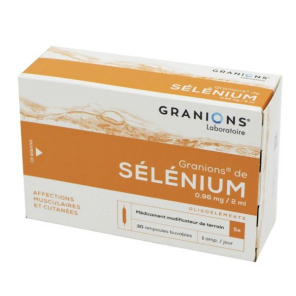 Granions de Selenium 30 ampoules