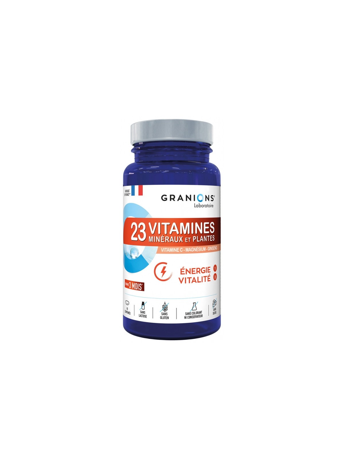 GRANIONS 23 Vitamines, Minéraux et Plantes Comprimés boite de 90