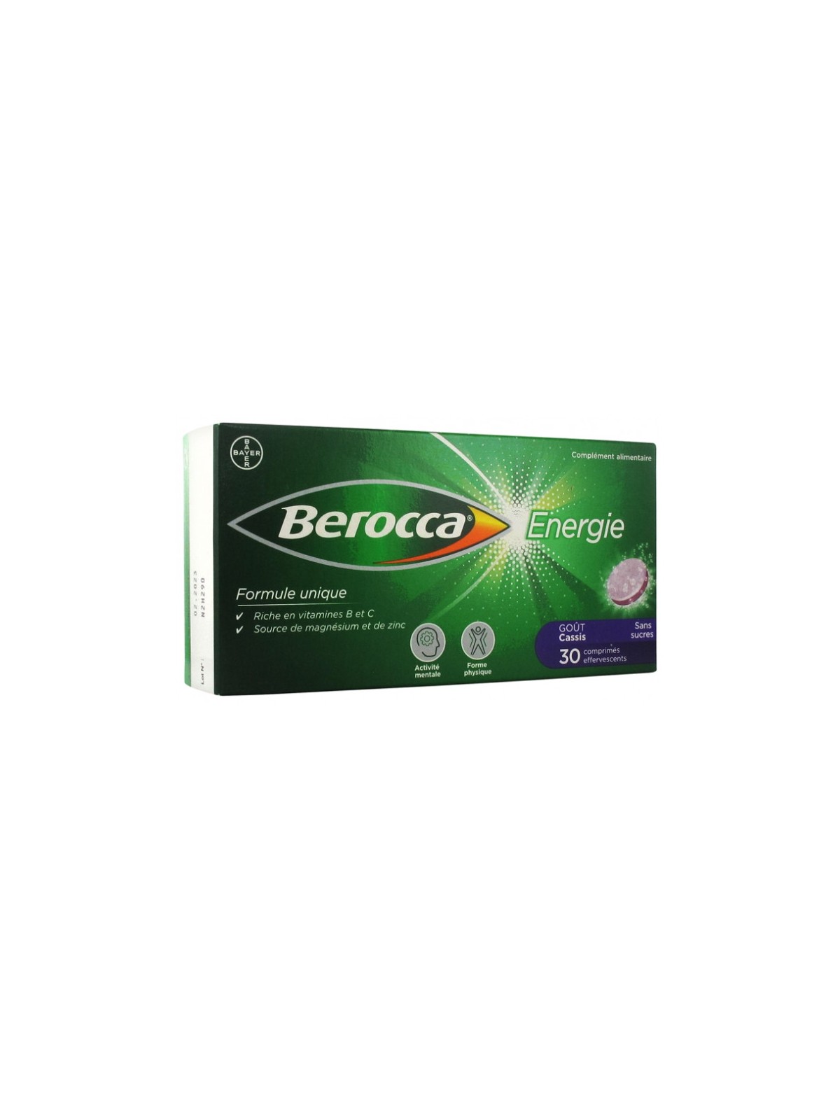 BEROCCA ENERGIE CPR EFF CASSIS BTE 30
