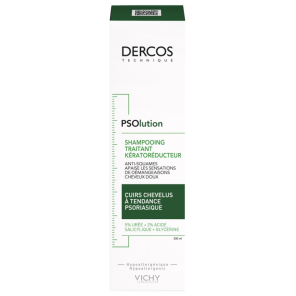 VICHY Dercos PSOlution Shampoing Traitant Kératoréducteur 200ML