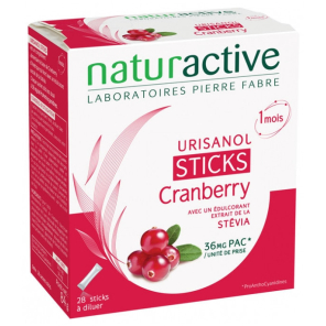 NATURACTIVE Urisanol Cranberry Sticks boite de 28