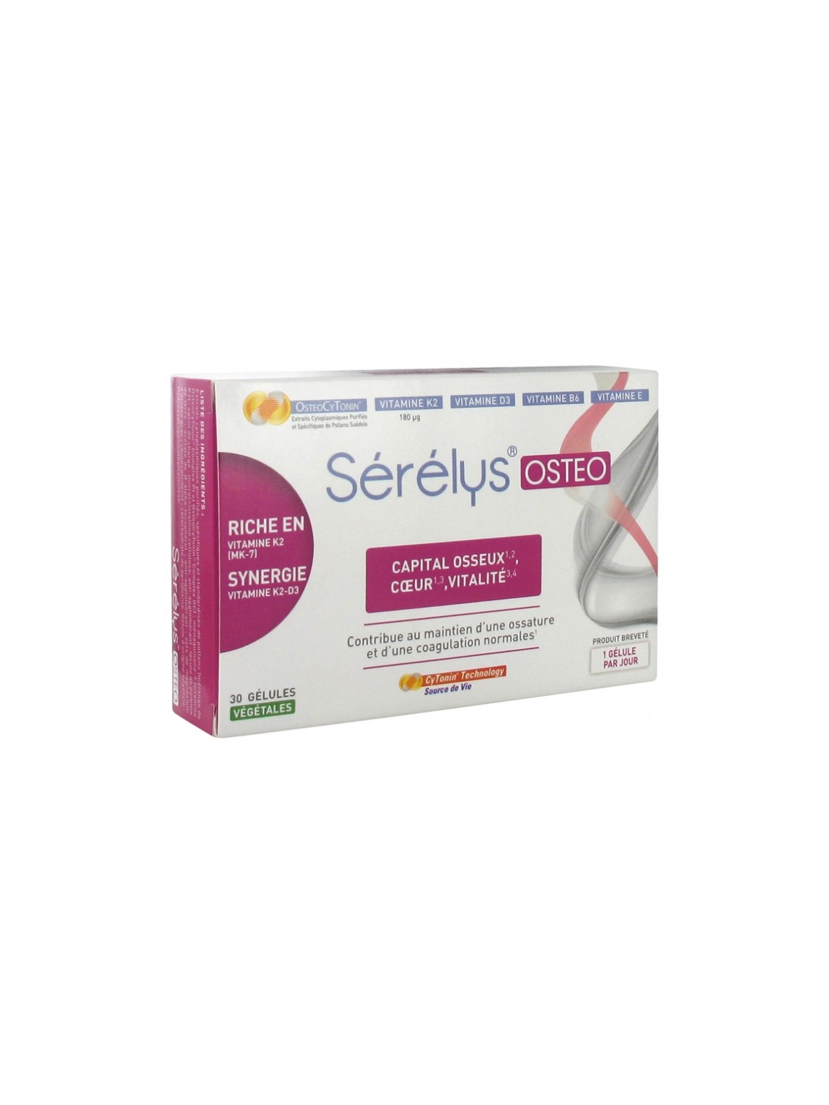 SERELYS OSTEO GELU BTE 30