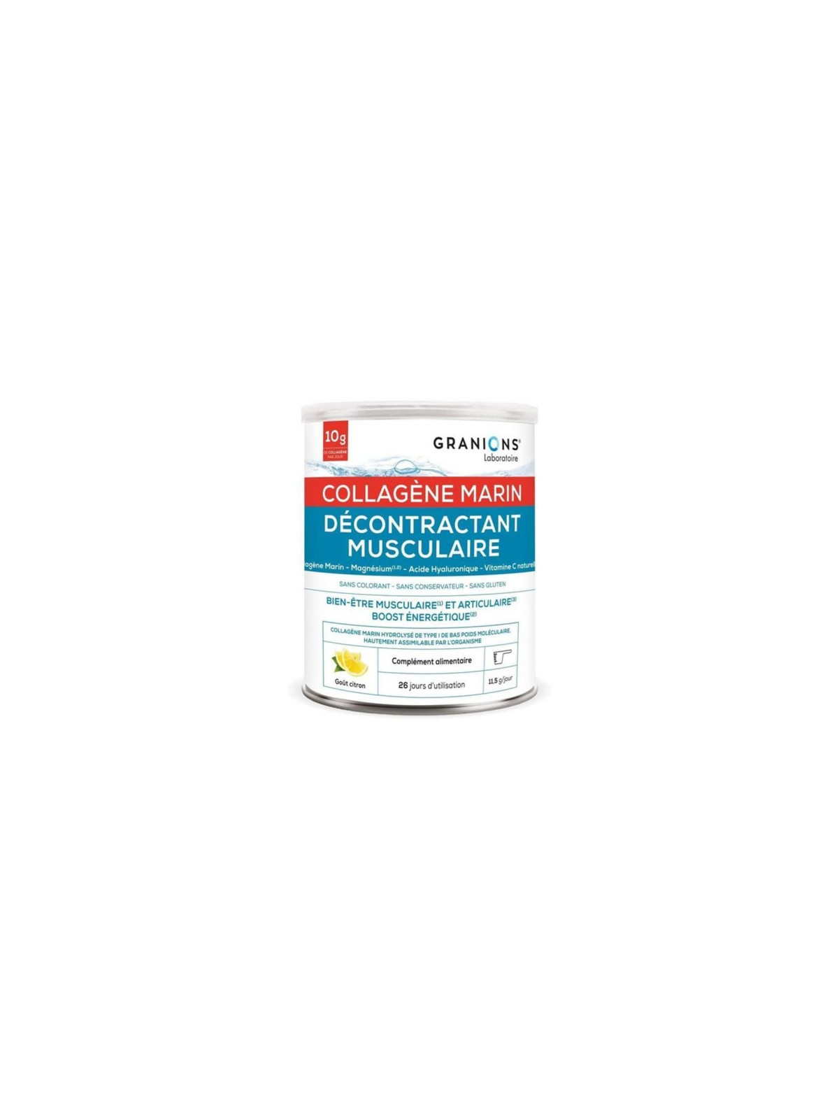 GRANIONS Collagène Décontractant Musculaire 275G