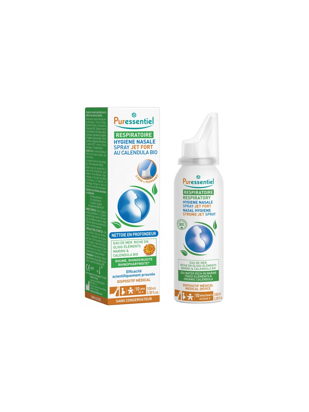 PURESSENTIEL SPR HYGI NASA JET FORT 100ML