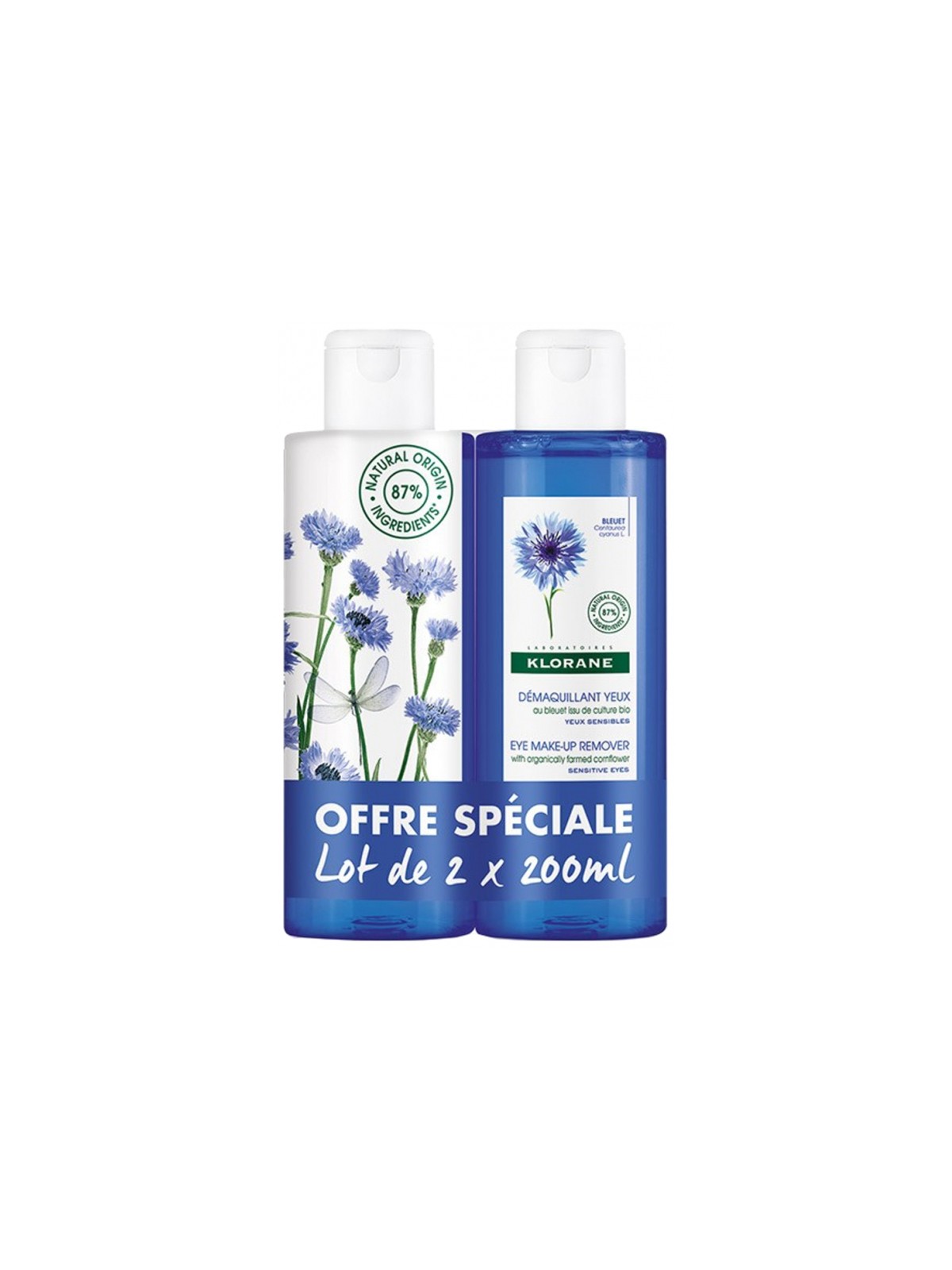 KLORANE DEMQ YX BLEUET F200ML2