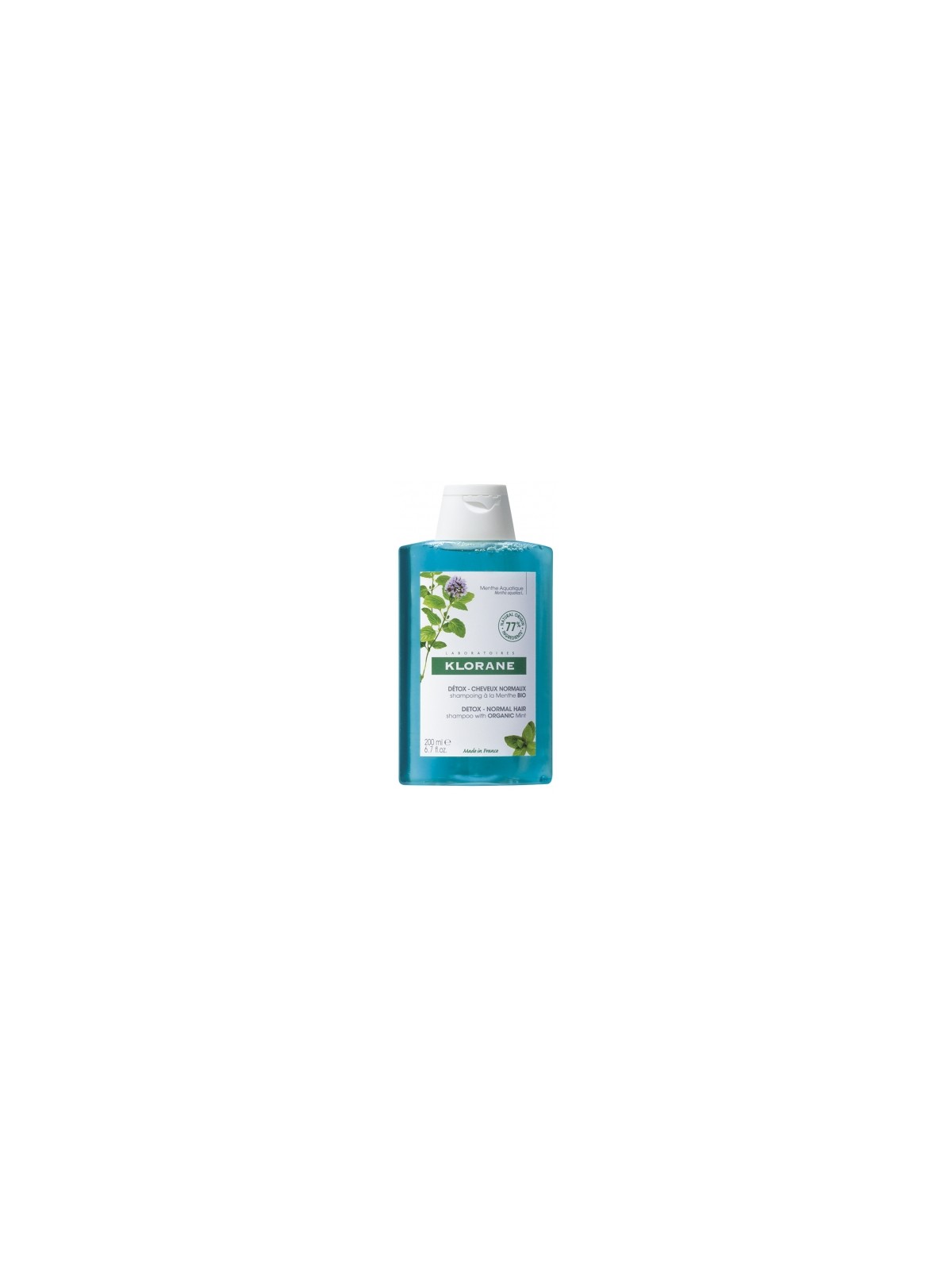 KLORANE Shampoing à la Menthe Aquatique Bio 200ML