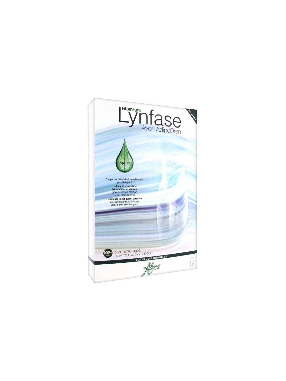 Aboca fitomagra lynfase bien-être vasculaire 12x15g unidose