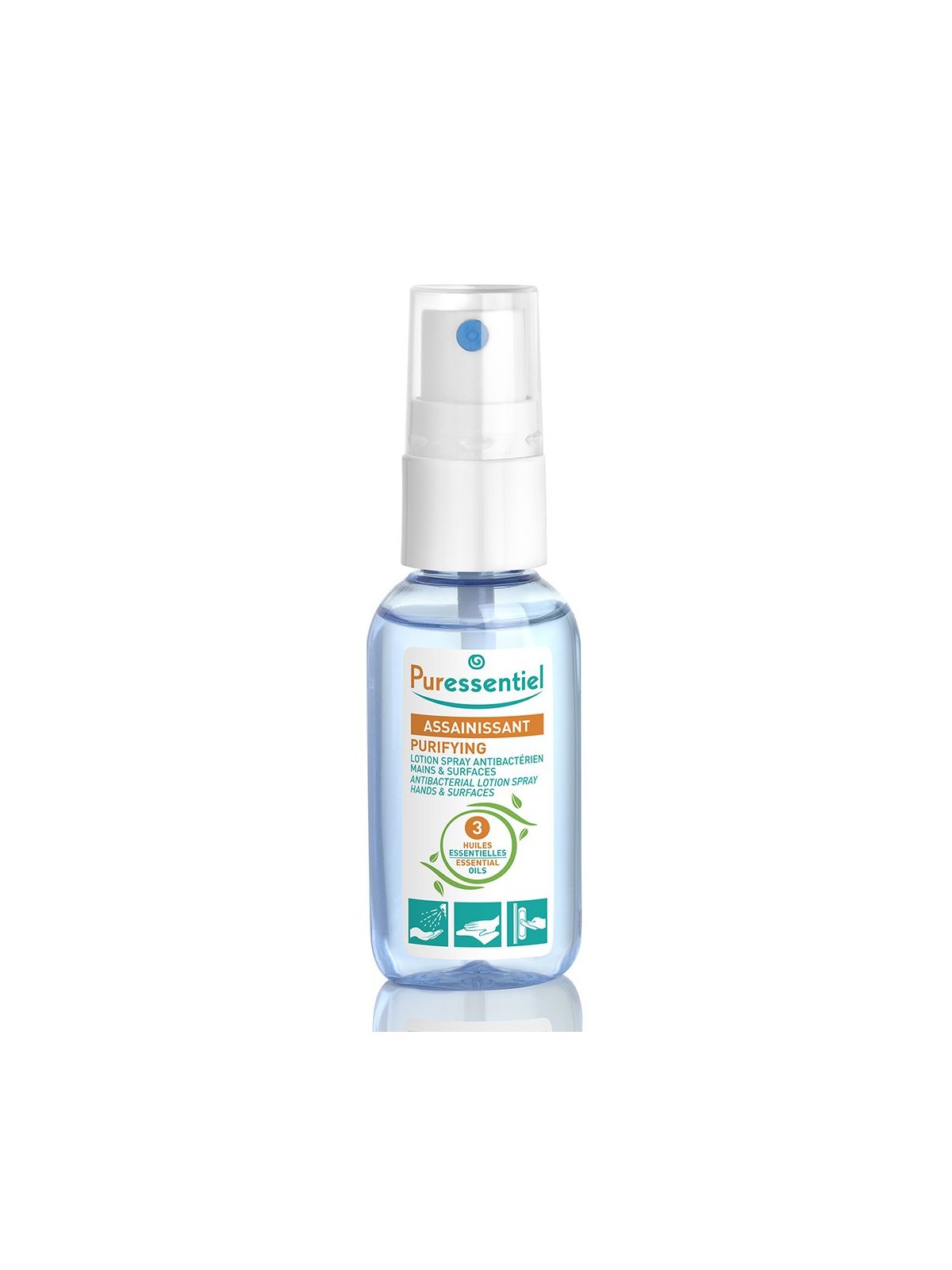 Puressentiel assainissant spray lotion hydroalcoolique 25ml