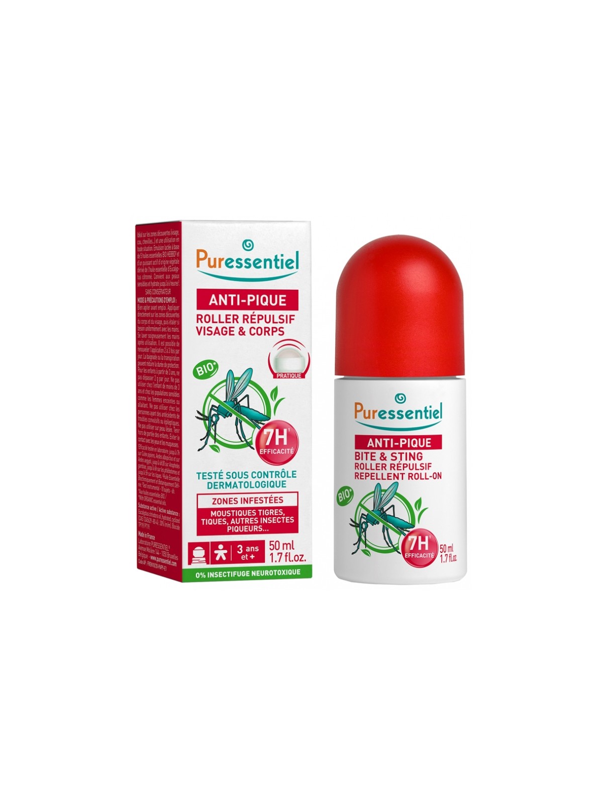 PURESS ROLLER REPULSIF BIO 50ML