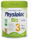 Physiolac Bio de 1 à 3 ans 800g
